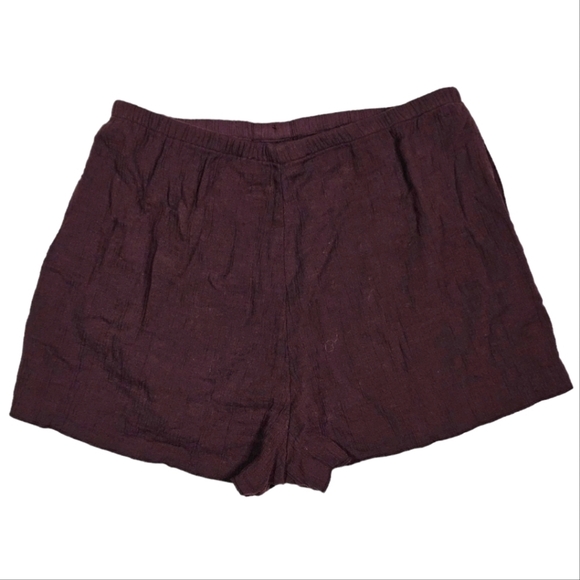 Zara Size Small Purple Midrise Casual Shorts - Picture 2 of 3